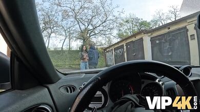 Carolina Guerrero moan while getting her pussy fucked in public