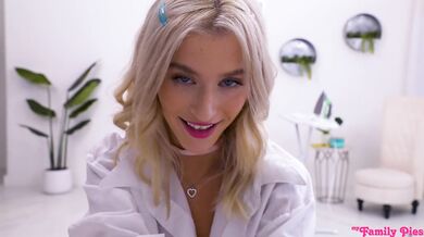 Emma Rosie gets her tiny pussy fucked hard by big daddy