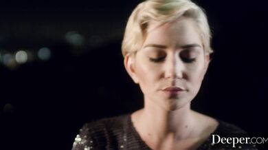 Skye Blue dominates married man with her seductive lingerie and short hair