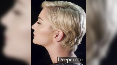 Skye Blue dominates married man with her seductive lingerie and short hair