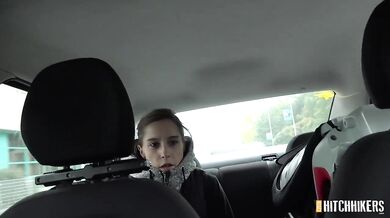 Outdoors fucking with sexy slutty czech babe Ana Bell Evans