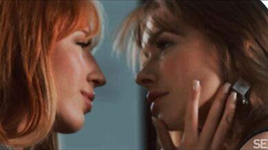 Sensual lesbian fuck between Lilly Mays and Amanda Lee