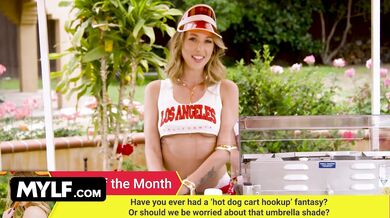 Millie Morgan's offering hot dogs and her body